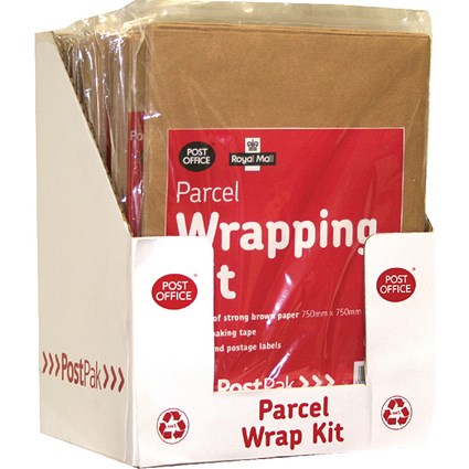 Post Office Brown Post Pack Wrap Kit (Pack of 10) 39124016