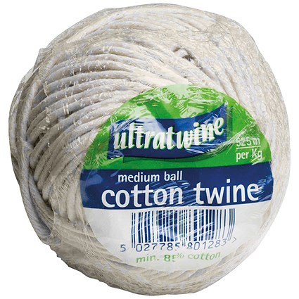 Ultratwine Cotton Twine Ball Medium (Pack of 12) PA0200100UL