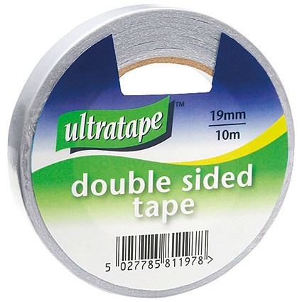 Double Sided Tape 19mmx10m 1 Roll Ultra Clear (Pack of 12)