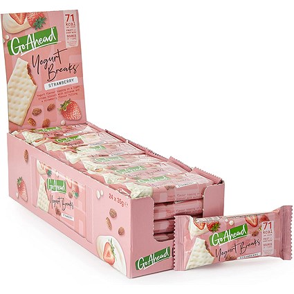 Go Ahead Strawberry Yogurt Breaks, Pack of 24