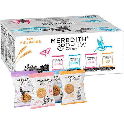 Meredith & Drew Twin Biscuits Variety Pack, Pack of 100 Meredith & Drew Twin Biscuits Variety Pack, Pack of 100
