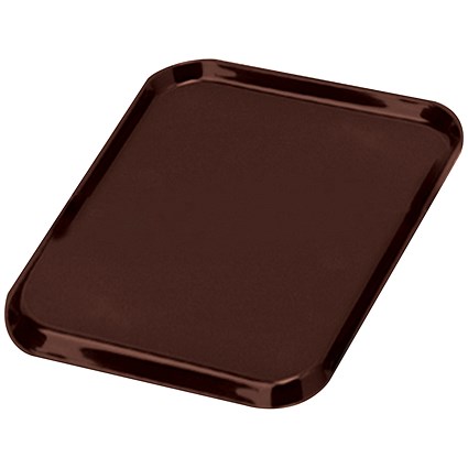 Stewart Superior Seco Plastic Rectangular Tray, 430x305x33mm, Black