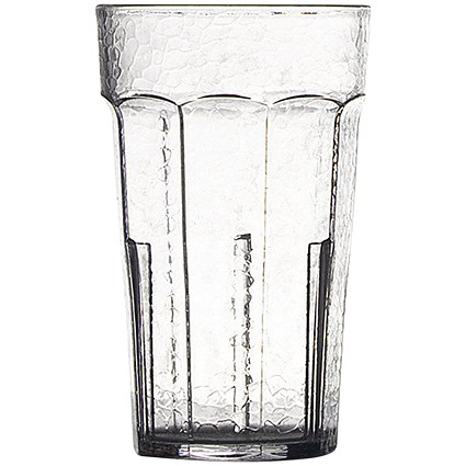 Polycarbonate Gibraltar Tumbler, 415ml, Clear, Pack of 6