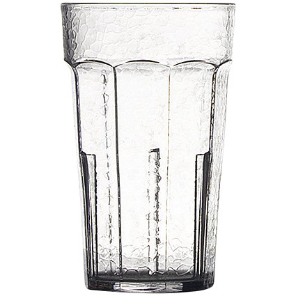 Polycarbonate Gibraltar Tumbler, 415ml, Clear, Pack of 6 Polycarbonate Gibraltar Tumbler, 415ml, Clear, Pack of 6
