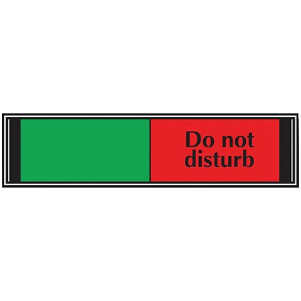 Sliding Sign Do Not Disturb 225x52mm