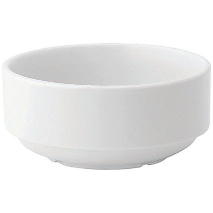 Pure White Stacking Soup Bowl, 284ml, Pack of 6 Pure White Stacking Soup Bowl, 284ml, Pack of 6