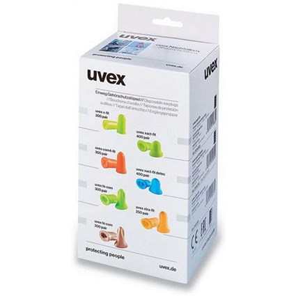 Uvex Com4 Fit Earplug Refill, Pack of 300