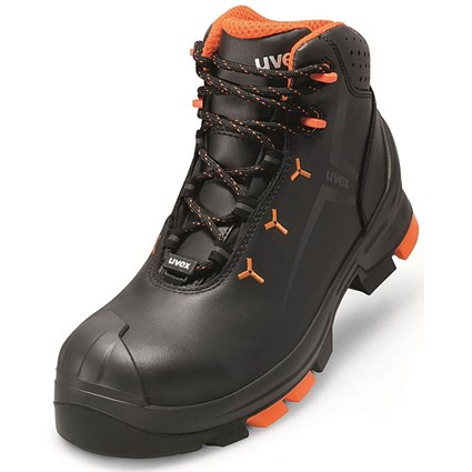 Uvex 2 S3 Src Leather Boots, Black, 13