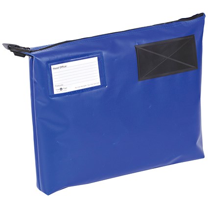 GoSecure Mailing Pouch, 381x336mm, Blue