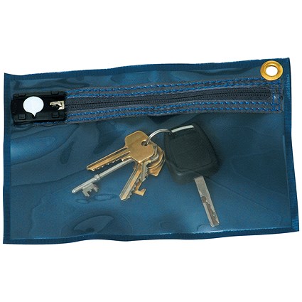 Blue Security Key Card GoSecure Security Key Wallet, 230x152mm, Blue | Paperstone