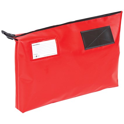 GoSecure Mailing Pouch, 470x336mm, Red GoSecure Mailing Pouch, 470x336mm, Red