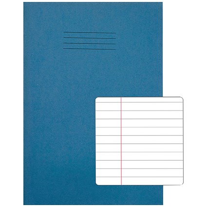 Rhino Exercise Book, 8mm Ruled, A4+, Light Blue, Pack of 50
