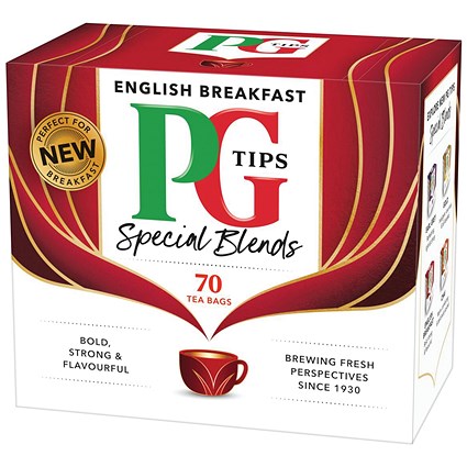 PG Tips Special Blends English Breakfast Teabags, Pack of 70