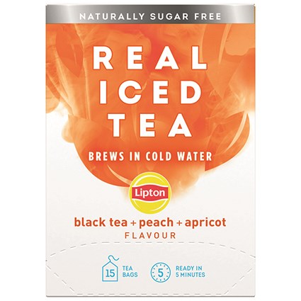 Lipton Cold Brew Black Tea Peach - 15 Bags