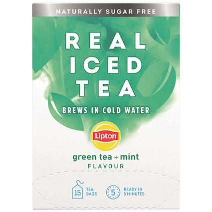 Lipton Cold Brew Green Tea Mint - 15 Bags