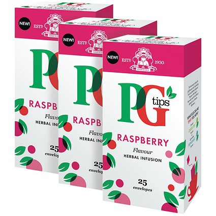 PG Tips Raspberry Envelope (Pack of 25) 3For2