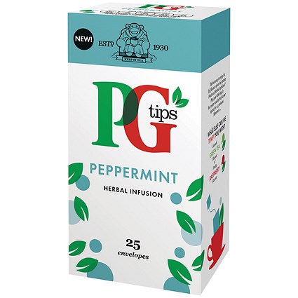 PG Tips Peppermint Tea, Pack of 25 PG Tips Peppermint Tea, Pack of 25