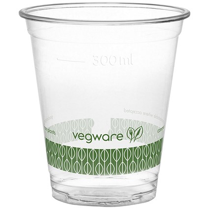 Vegware Cold Cup 12oz CE PLA 96 Series Clear (Pack of 1000)