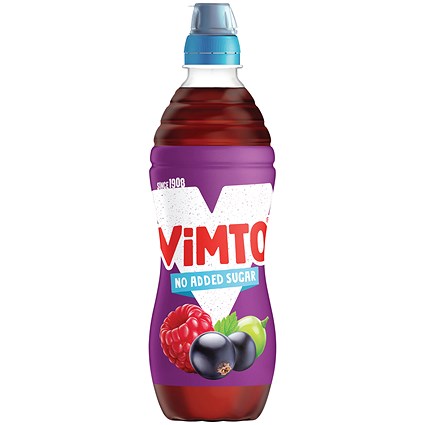 Vimto Still No Added Sugar Juice, 12 x 500ml Sportscap Bottles