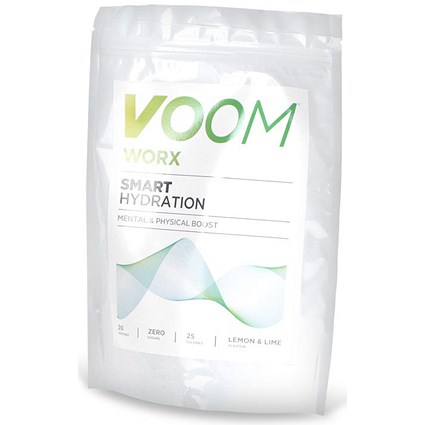 Voom Worx Smart Hydration Serving Pouch, Lemon and Lime, 200g