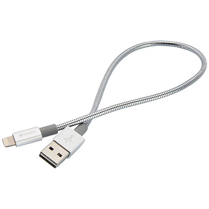 Verbatim Sync and Charge Lightning Cable 100cm Silver