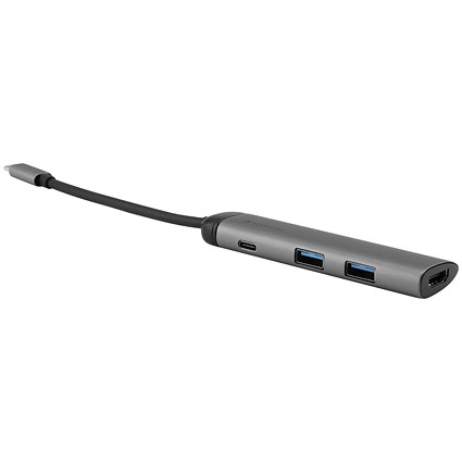 Verbatim USB 3.0 Hub, 2 Port with USB-C and HDMI