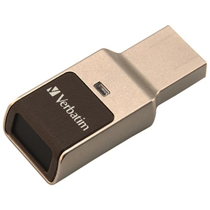 Verbatim Fingerprint Secure USB 3.0 Drive 32GB Aluminium