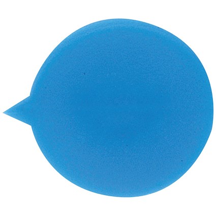 GoSecure Plain Round Security Seals, Blue, Pack of 500