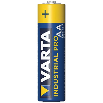 Varta Industrial Pro AA Alkaline Batteries, Pack of 500