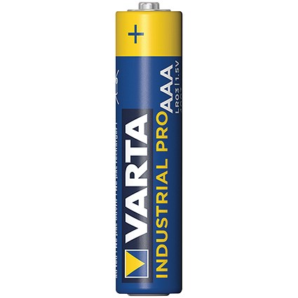 Varta Industrial Pro AAA Alkaline Batteries, Pack of 500