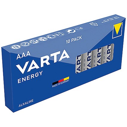 Varta Energy AAA Batteries, Pack of 10