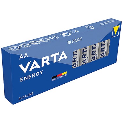Varta Energy AA Batteries, Pack of 10 Varta Energy AA Batteries, Pack of 10