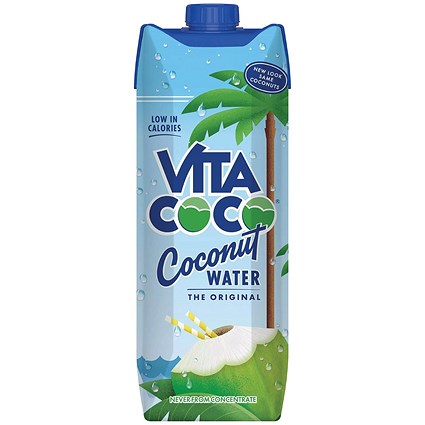 Vita Coco Natural Coconut Water, 330ml, Pack of 12