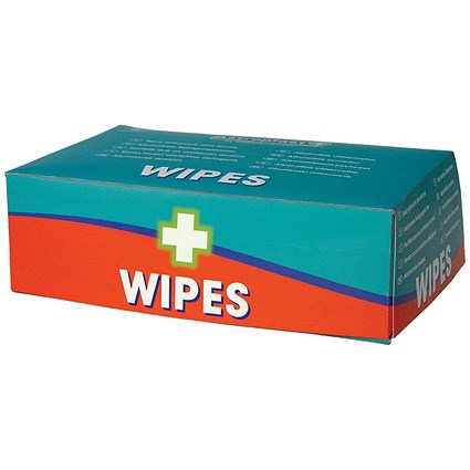 Wallace Cameron Wipes, Wrapped Alcohol Free, All First-Aid Kits, Pack of 100