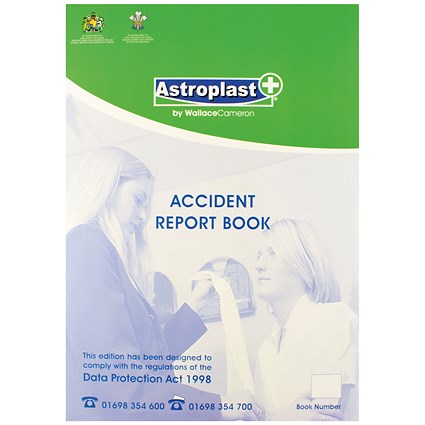 Wallace Cameron Accident Report Book, A4 Wallace Cameron Accident Report Book, A4