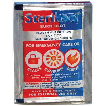 Wallace Cameron Sterikool Burn Gel Sachet Non-toxic Australian Tea-tree Oil - Pack of 20