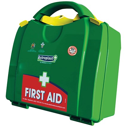 Wallace Cameron BS8599-1 Large Green Box First Aid Kit - 1-50 Users Wallace Cameron BS8599-1 Large Green Box First Aid Kit - 1-50 Users