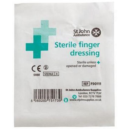 Wallace Cameron Finger Dressing, 50x50mm, Pack of 6