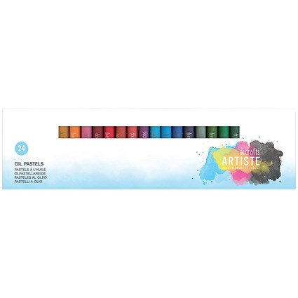 Artiste Regular Oil Pastels, Assorted Colours, Pack of 24 Artiste Regular Oil Pastels, Assorted Colours, Pack of 24