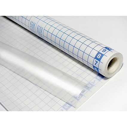 Sadipal Self Adhesive Book Covering Roll, 50 Micron, 330mm x 1.5m, Clear