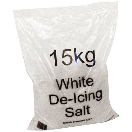 White Winter De-Icing Salt 15kg Bag (Pack of 72) White Winter De-Icing Salt 15kg Bag (Pack of 72)
