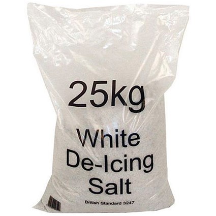 Winter De-Icing Salt Bag 25kg Hi Purity