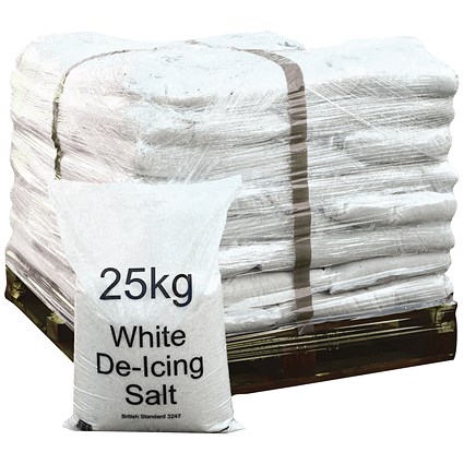 Winter De-Icing Salt 25kg - Pallet of 40 Bags Winter De-Icing Salt 25kg - Pallet of 40 Bags