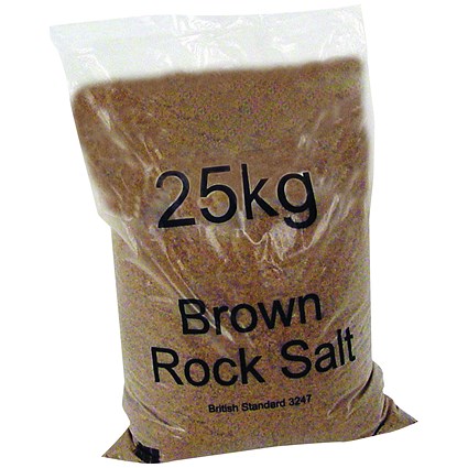 Winter Dry Brown Rock Salt 25kg