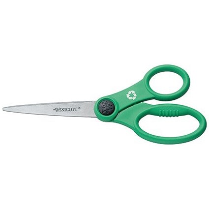Westcott KleenEarth Scissors, Stainless Steel, 180mm Westcott KleenEarth Scissors, Stainless Steel, 180mm