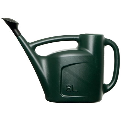 Whitefurze 6 Litre Watering Can, Green
