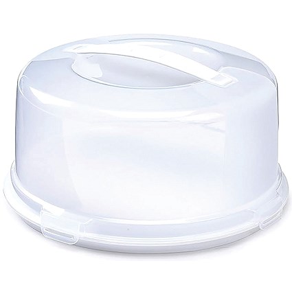 Whitefurze Round Cake Storage Box 300mm Pack of 5