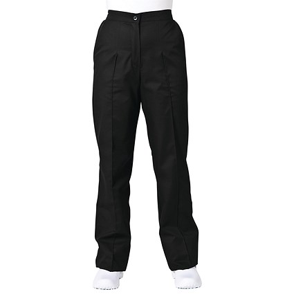 Work in Style Anne Female Healthcare Trousers, Black, Size 32 Inch