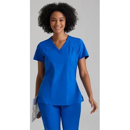 Barco One Racer Scrub Top, Royal Blue, XS