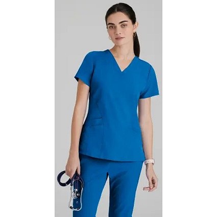 Barco One Pulse Scrub Top, Royal Blue, XS